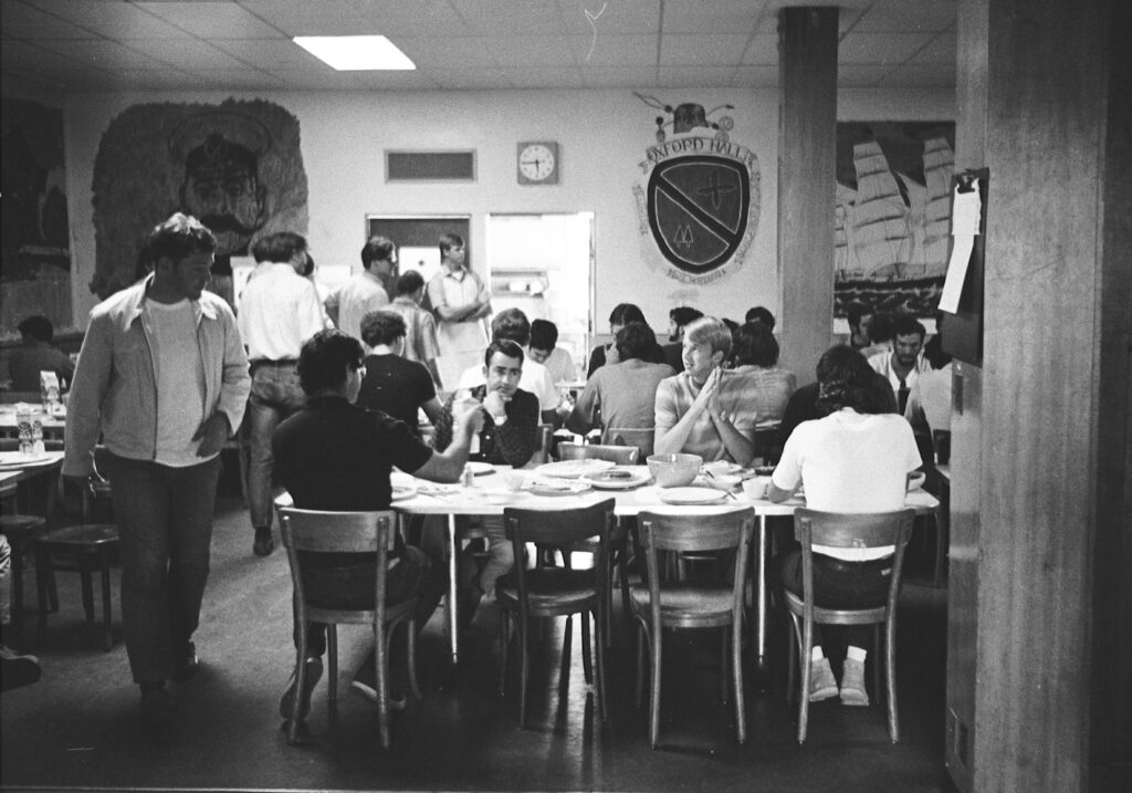 oxford hall dinner 1969